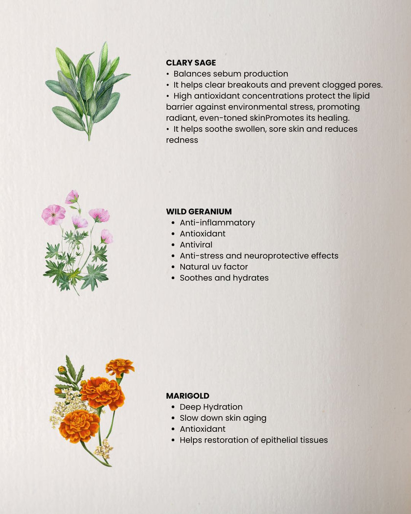 JOY Face & Body Oil with Bulgarian Zdravetz and Clary Sage essential oils for hydrated, radiant skin, improved elasticity and emotional wellbeing.