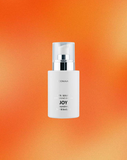 JOY Face & Body Oil with Bulgarian Zdravetz and Clary Sage essential oils for hydrated, radiant skin, improved elasticity and emotional wellbeing.