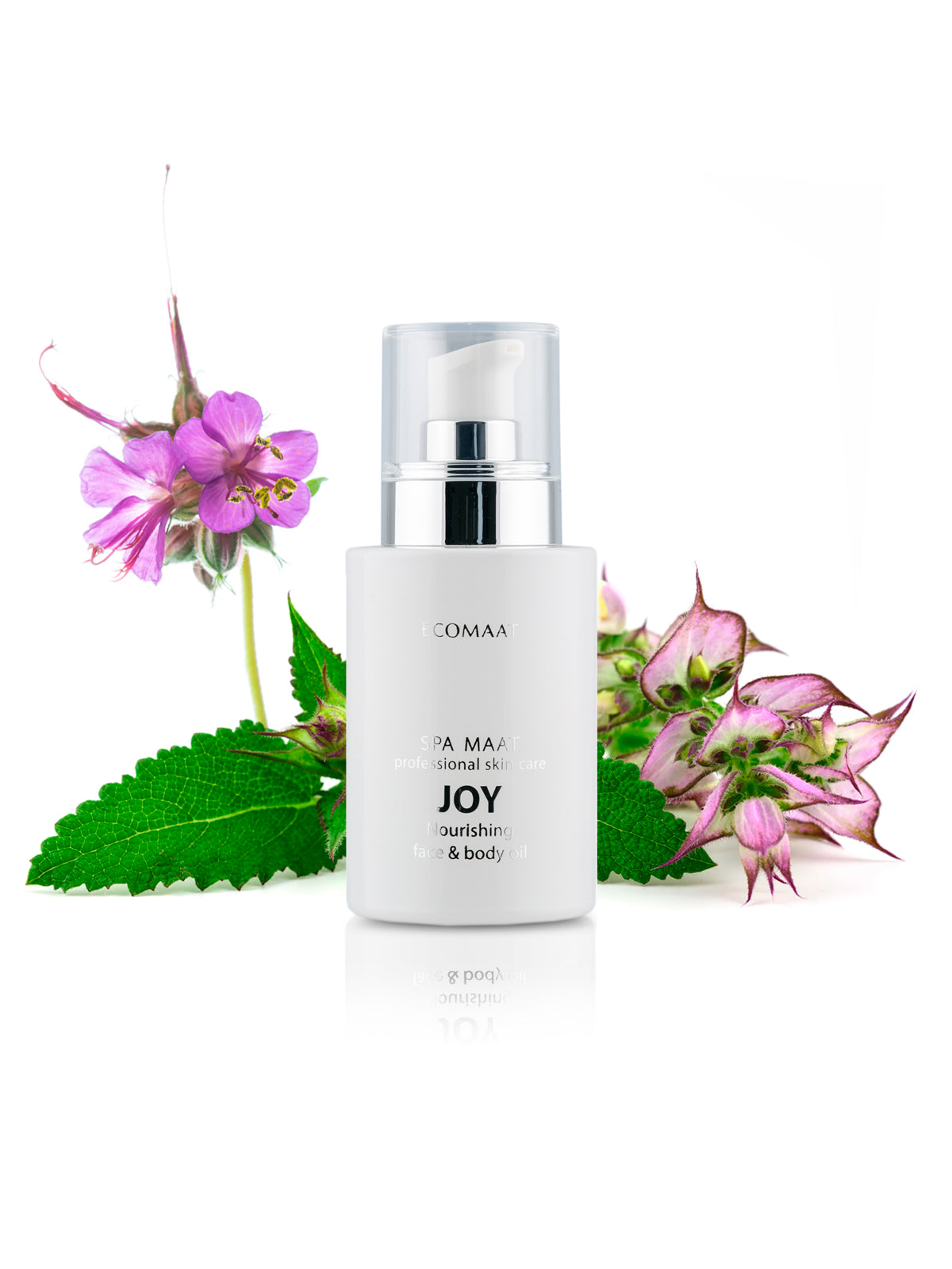 JOY Face & Body Oil with Bulgarian Zdravetz and Clary Sage essential oils for hydrated, radiant skin, improved elasticity and emotional wellbeing.