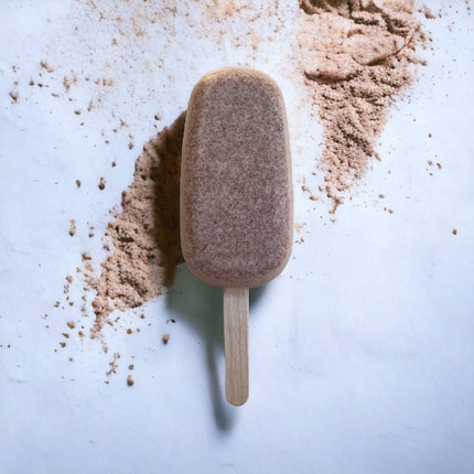 Roseshea & Aloevera Organic Ice Cream Bar with shea butter, donkey milk, and pink clay, nourishing, purifying and hydrating, delicately floral, scented powder and pink velvet, available at Soul & Sage