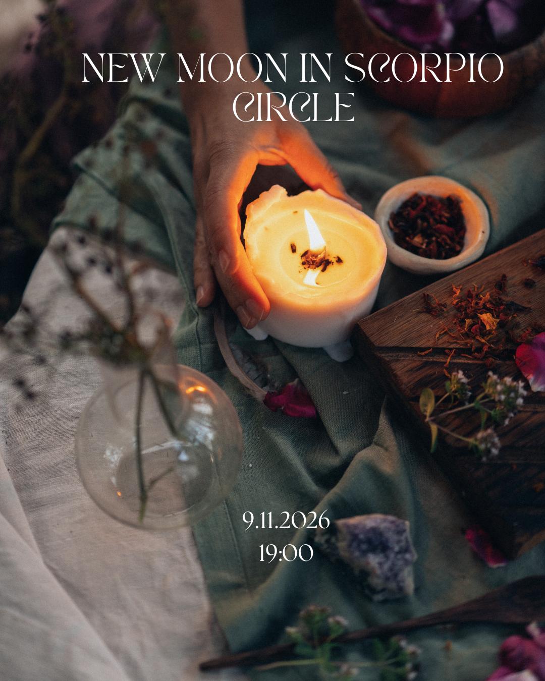 Join Soul & Sage for a New Moon in Scorpio Circle on 9 November, 19:00–20:30 at The Stylist, Zug (Bahnhofstrasse 22). Explore shadow work, breathwork and inner reflection.