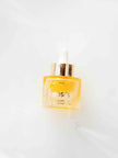 Botanical texture of ROSES Gemmotherapy Face & Neck Serum by Soul&Sage, intensive regenerative treatment for face and neck, available at Soul&Sage