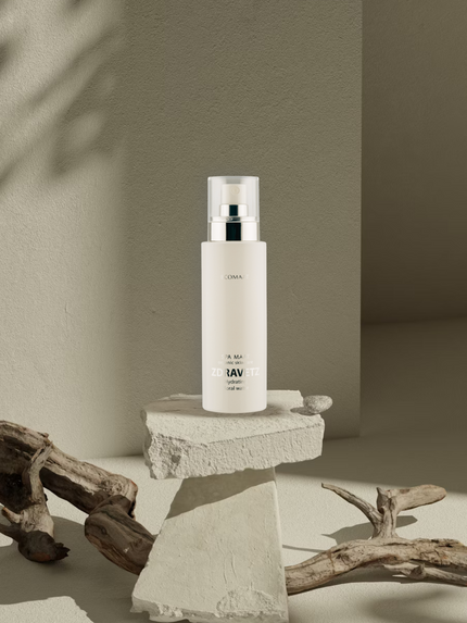 Bottle of Zdravetz Floral Water with Bulgarian geranium extract, purifying and balancing tonic for oily and combination skin, soothing irritation and restoring radiance